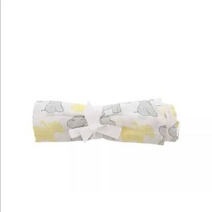 NEW Janie and Jack elephant print swaddle (in packaging).